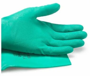 Перчатки латексные Vileda Professional многоцелевые повышенная прочность зеленые, М