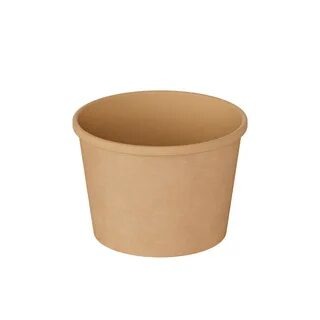 Контейнер круглый для супа, 750мл., крафт 117х110мм/500