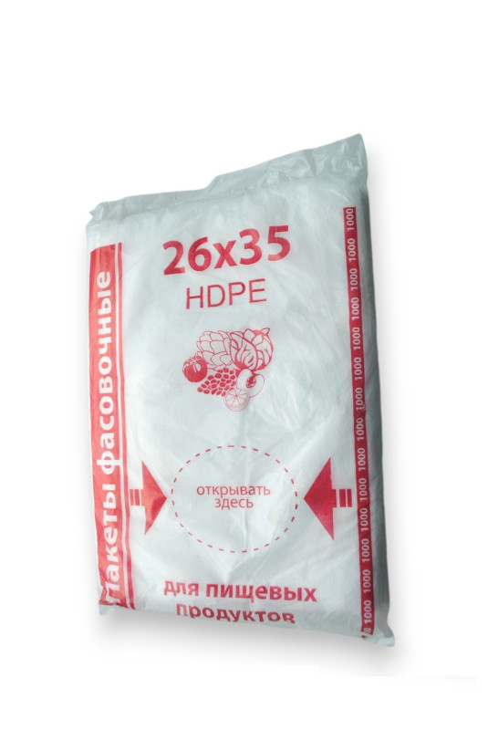 Фас.ПНД 26х35*07мкм (БОБ) 0,55кг Красная 1000/15000