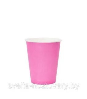 Стакан бум. для гор. 250мл (д90) Пинк /1000
