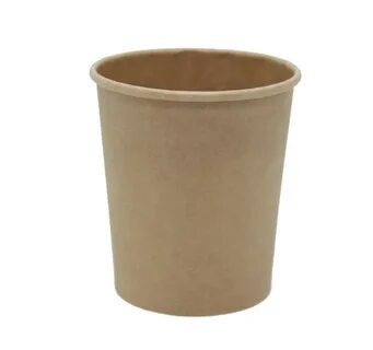 Контейнер круглый для супа, 450мл., крафт d.98, h.100мм/500