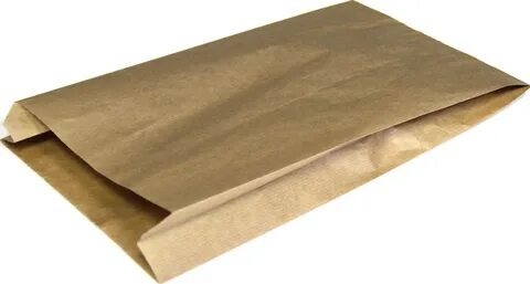 Пакет бумажный 350*200+90 без печати крафт 100/700