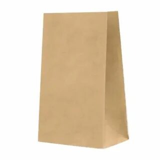 Пакет бумажный 340*260мм+150мм без печати краф 25/400