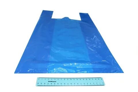 Майка цвет 37х68*20мкм (Сол-Пласт) Голубая (11,5гр) 100/1000