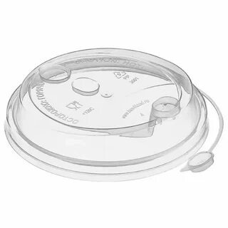 Крышка к стакану для хол./гор. 80мм прозр., пробивной слот 50/1000