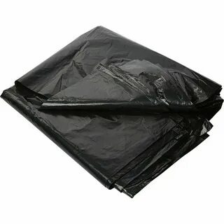 Мешок для мусора 240л (93+125)х140см 50 мкм чёрный ПВД/50