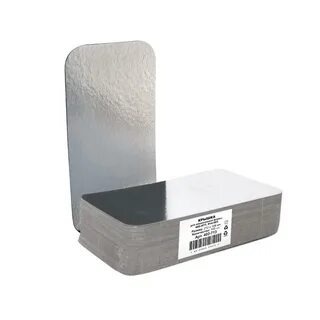 Крышка к алюминиевой форме (685мл) 195х112мм., картон/аллюминий 100/900