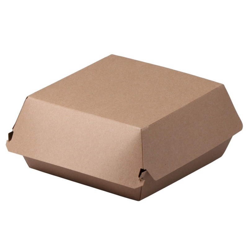 Контейнер для бургера крафт L 120х120х70мм./150