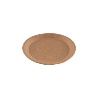 Тарелка картон крафт ламинированная,d.180мм. 100/1000
